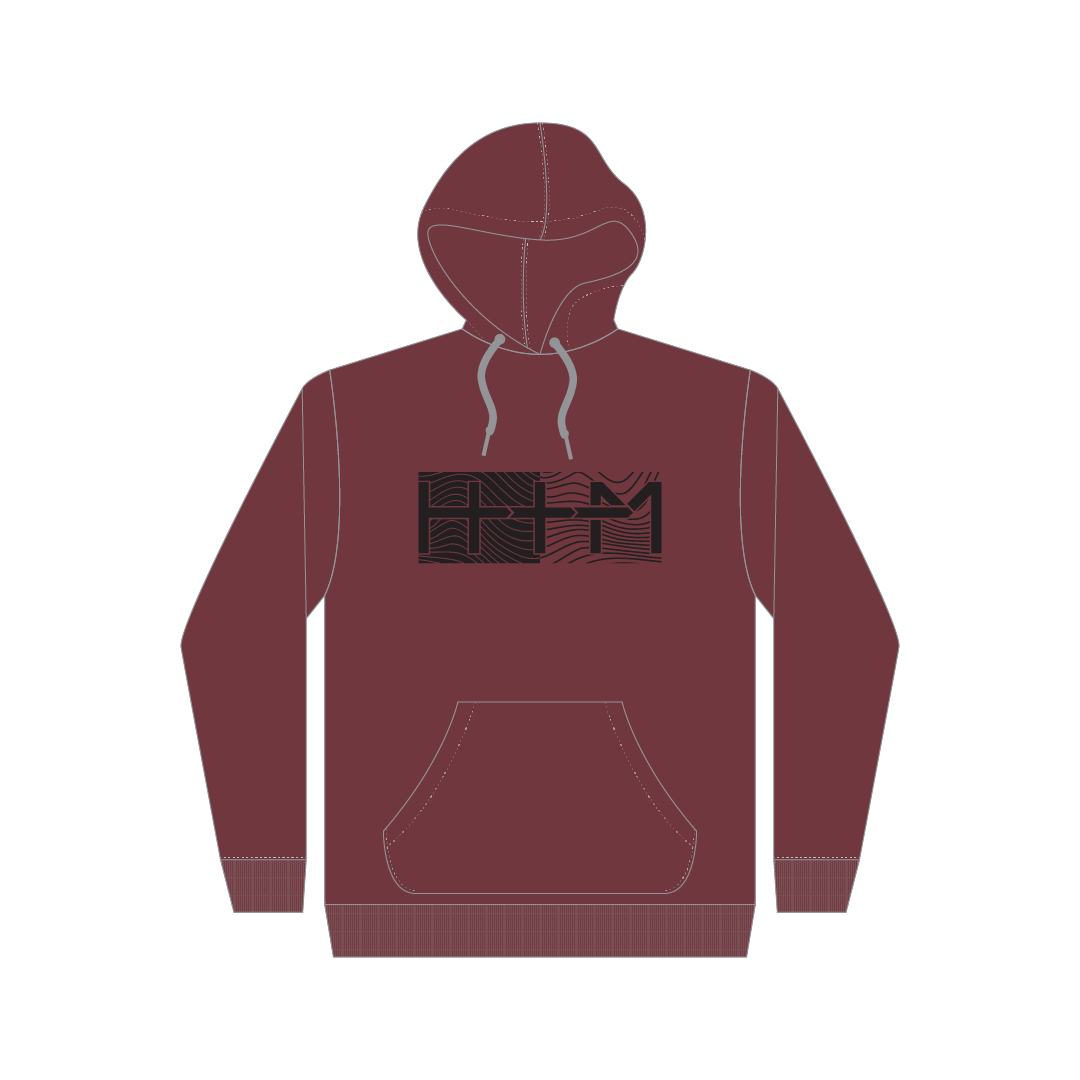 Him Hoodie Maroon