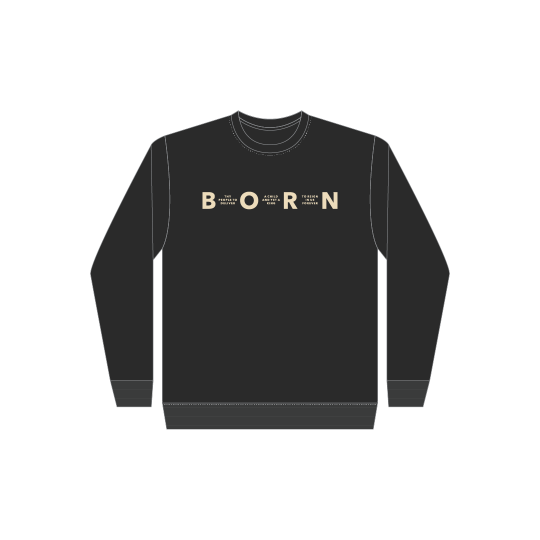 Born Crew Charcoal Heather