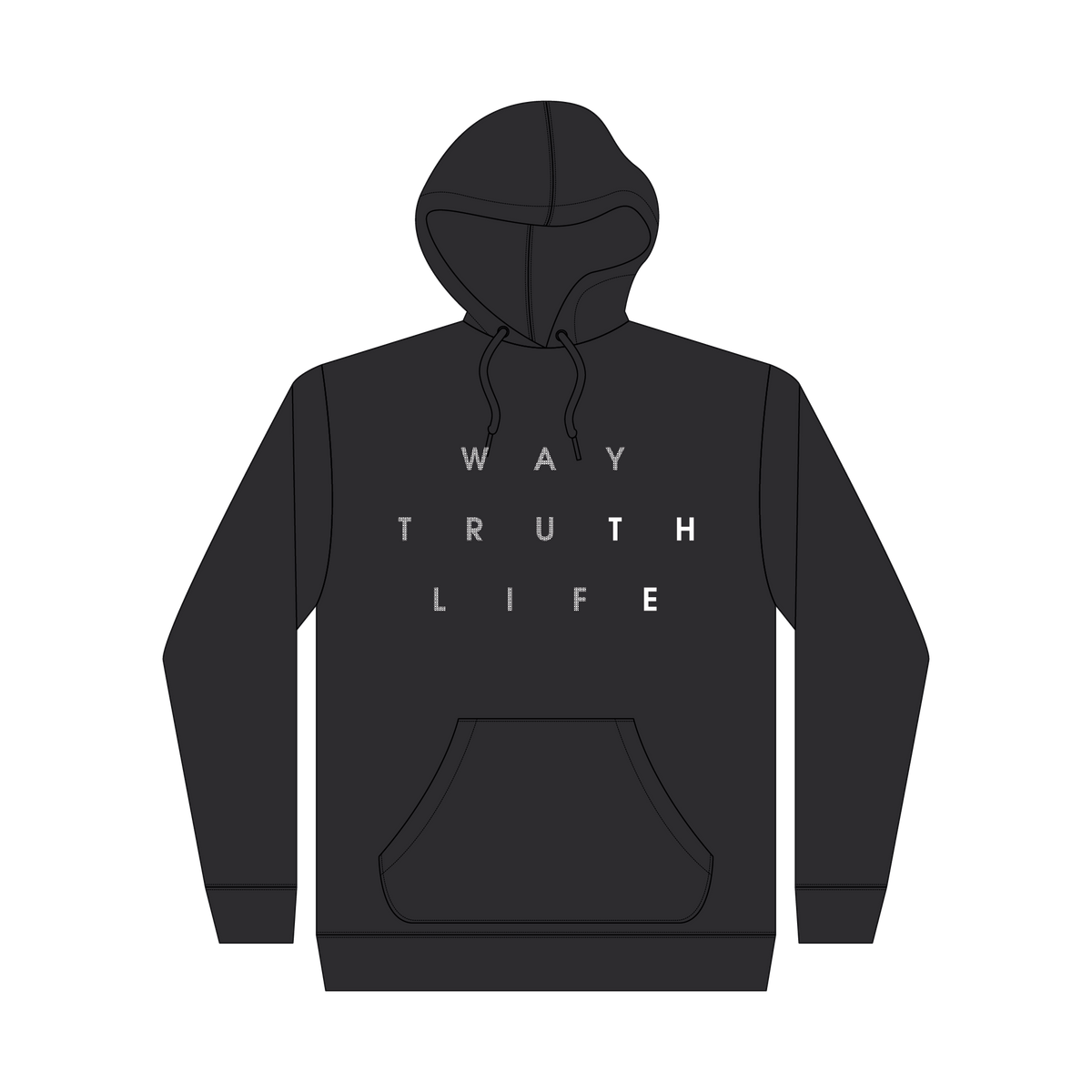 The Way Truth Life Ladies' Hood Fleece